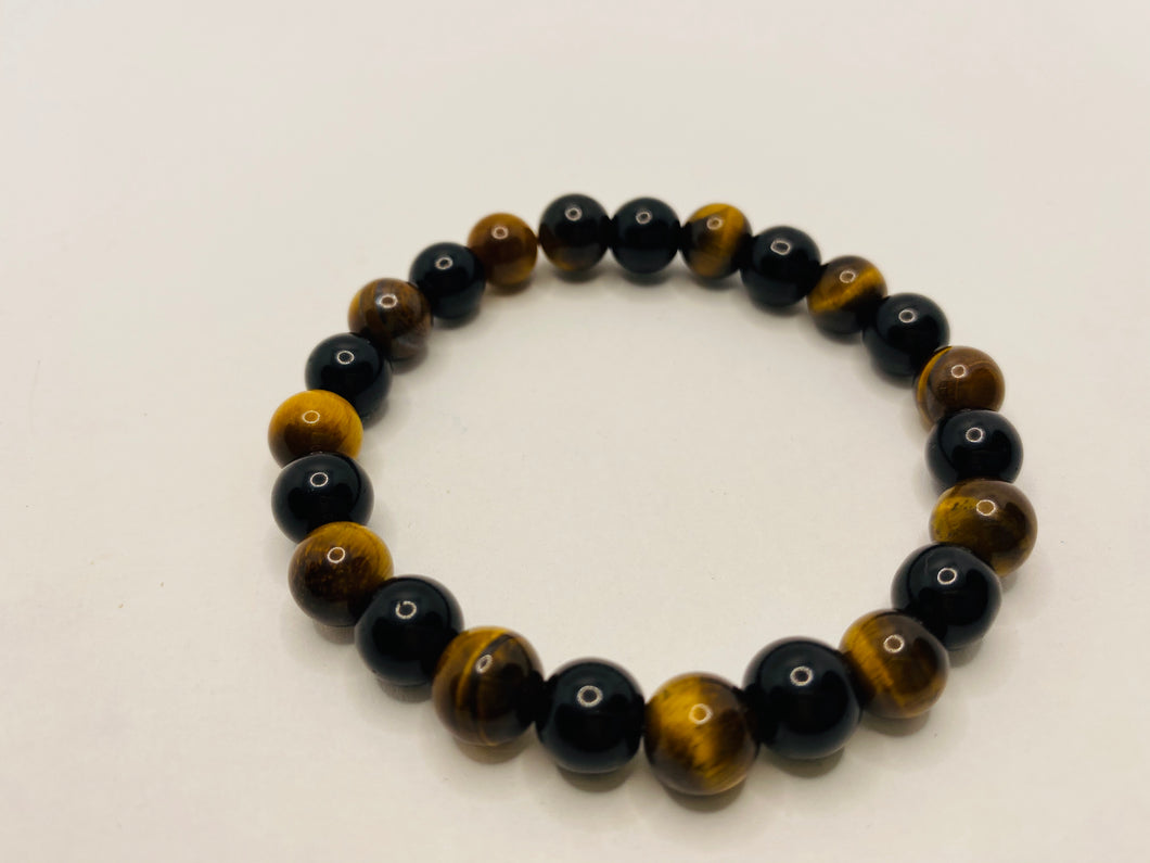 ‘Strength and Clarity’ Black Onyx and Tigers Eye
